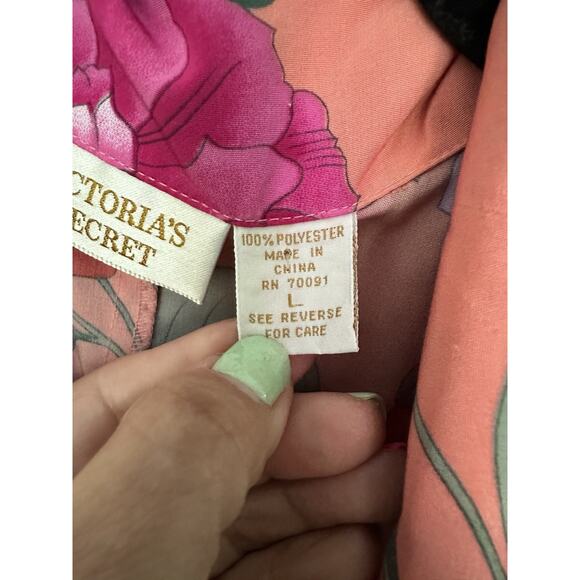 Vintage Victoria’s Secret Gold Label 3-Piece Lingerie Sleep Set Floral PS| LG - Picture 13 of 16